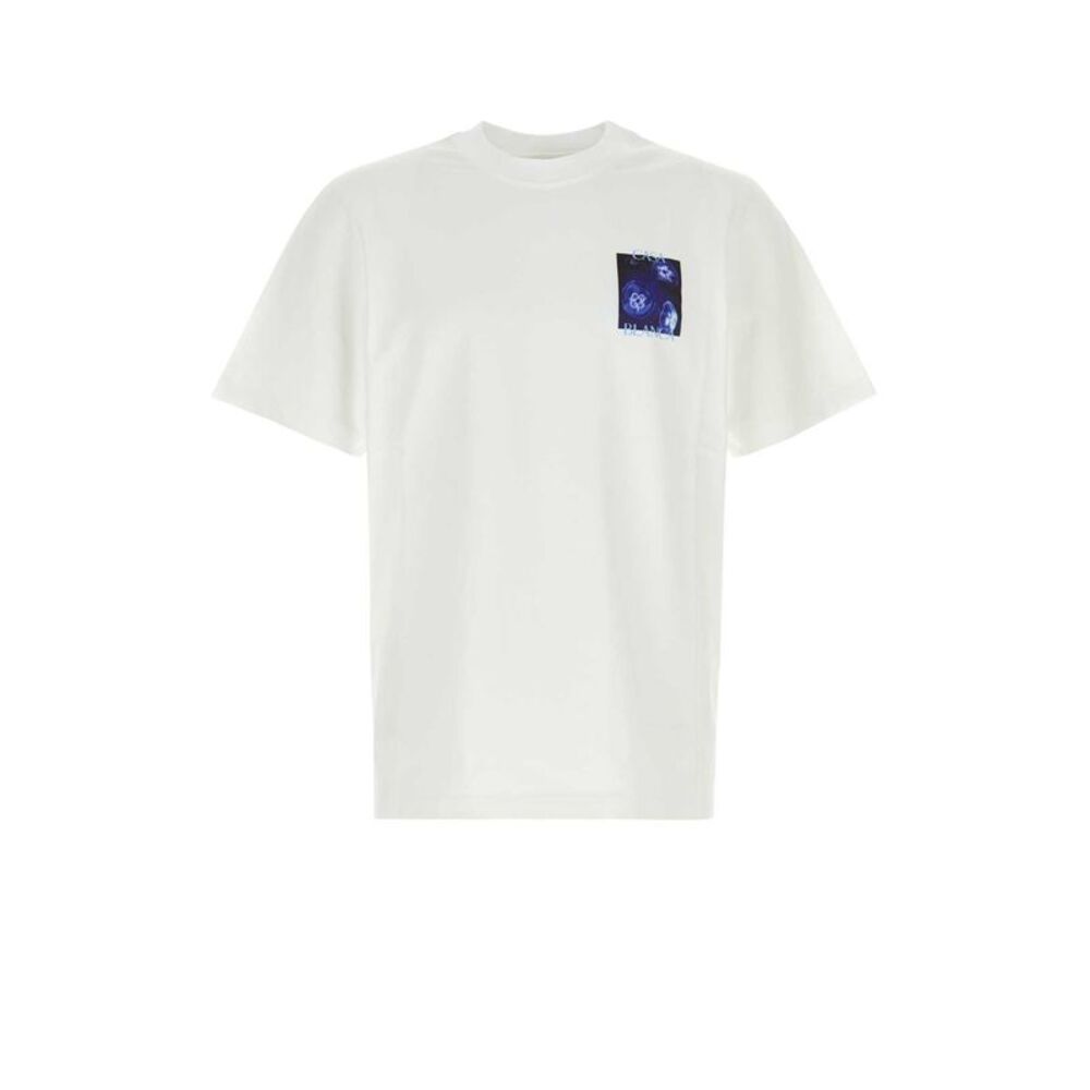 Casablanca Men White Cotton T-Shirt